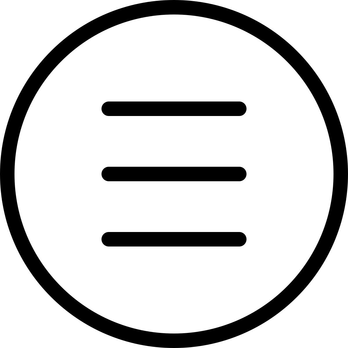 hamburger menu icon