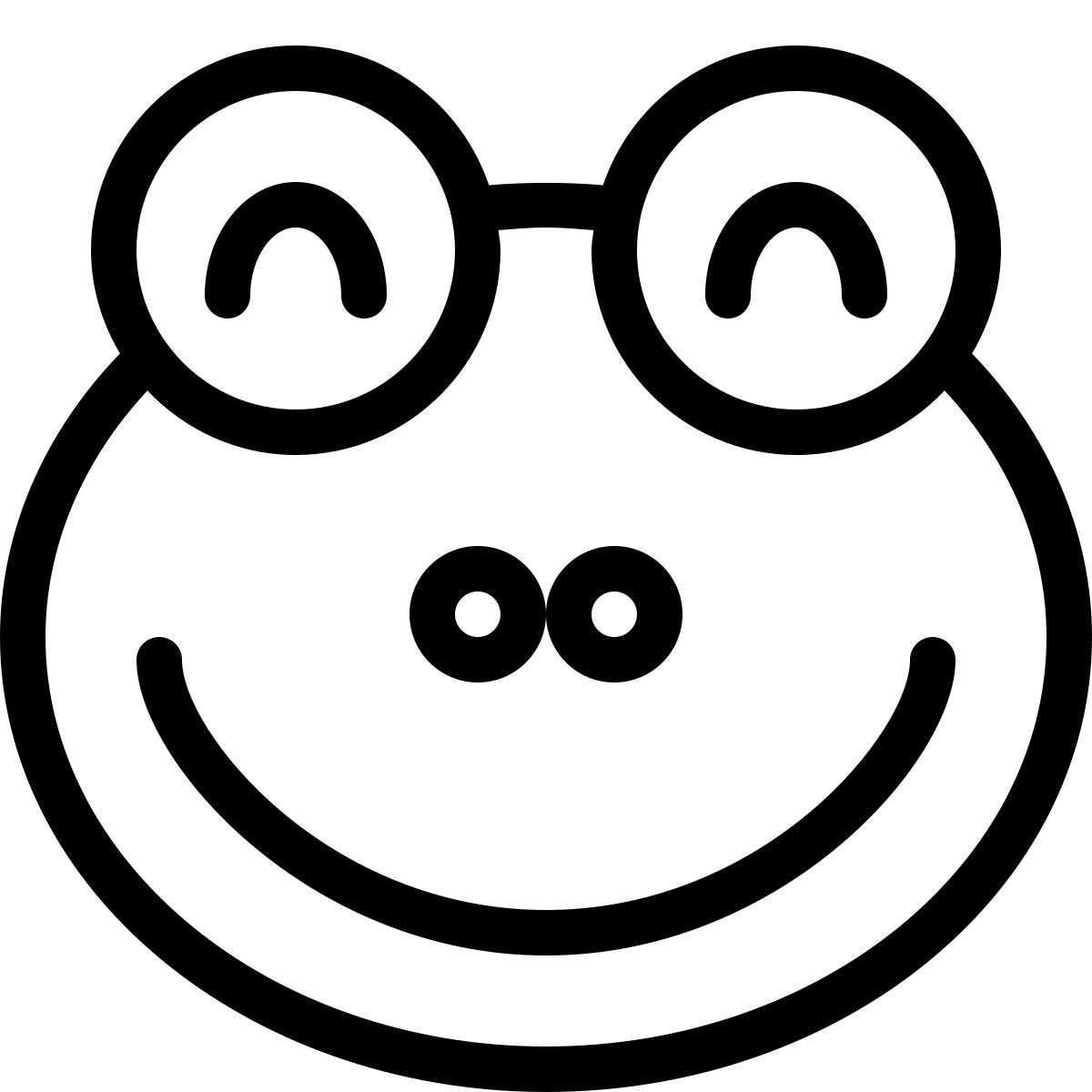 ニヤリと笑うカエルの絵文字 icon