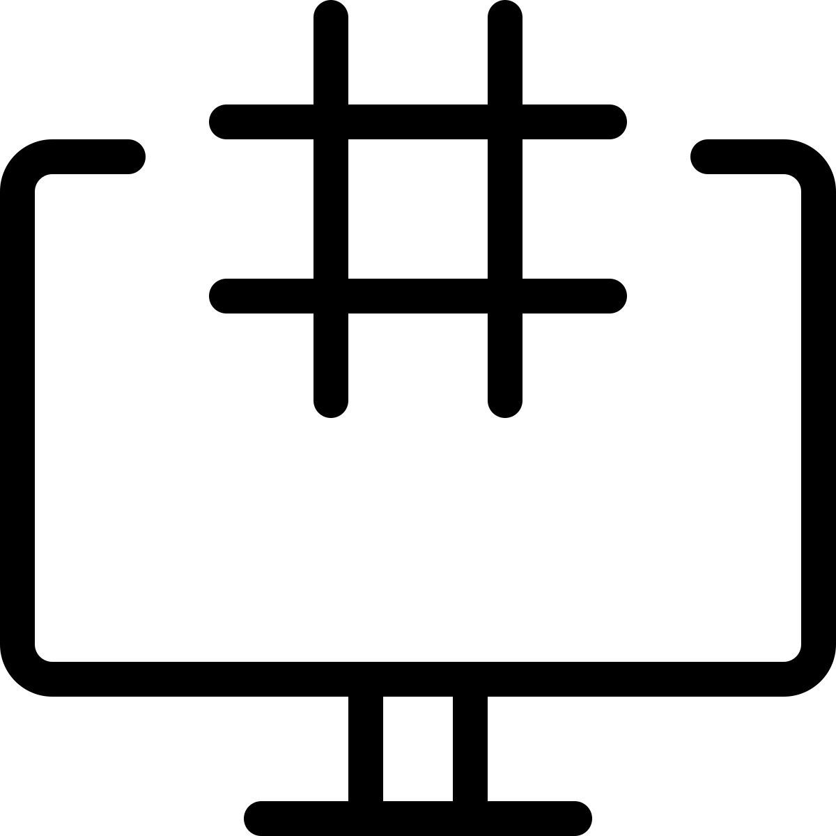 social media hashtag icon