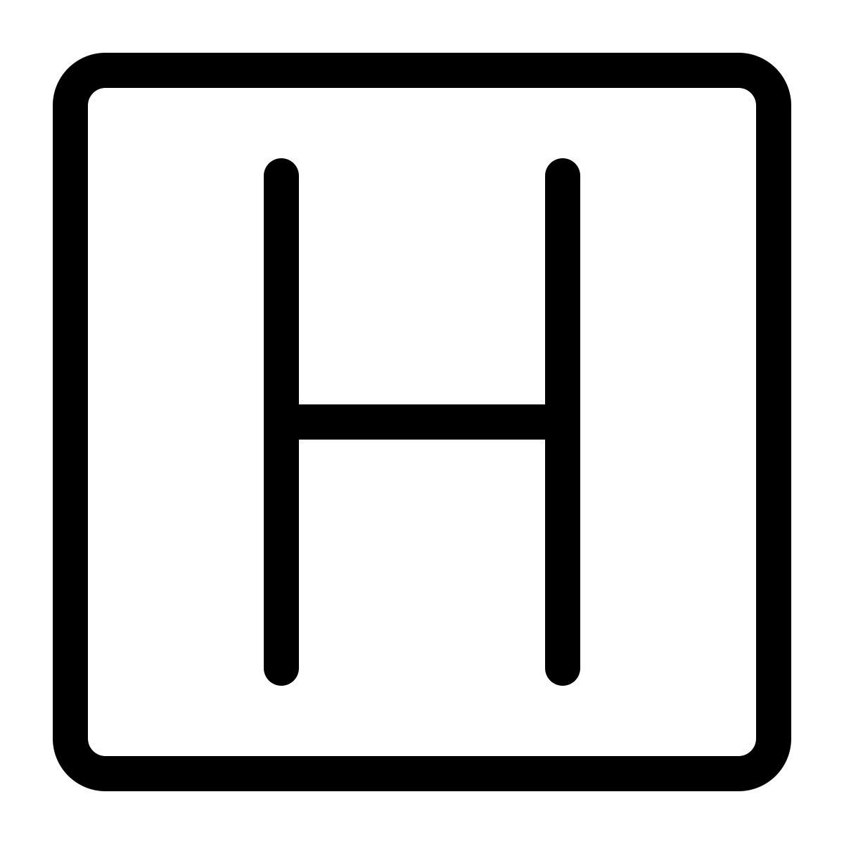 helipad sign icon