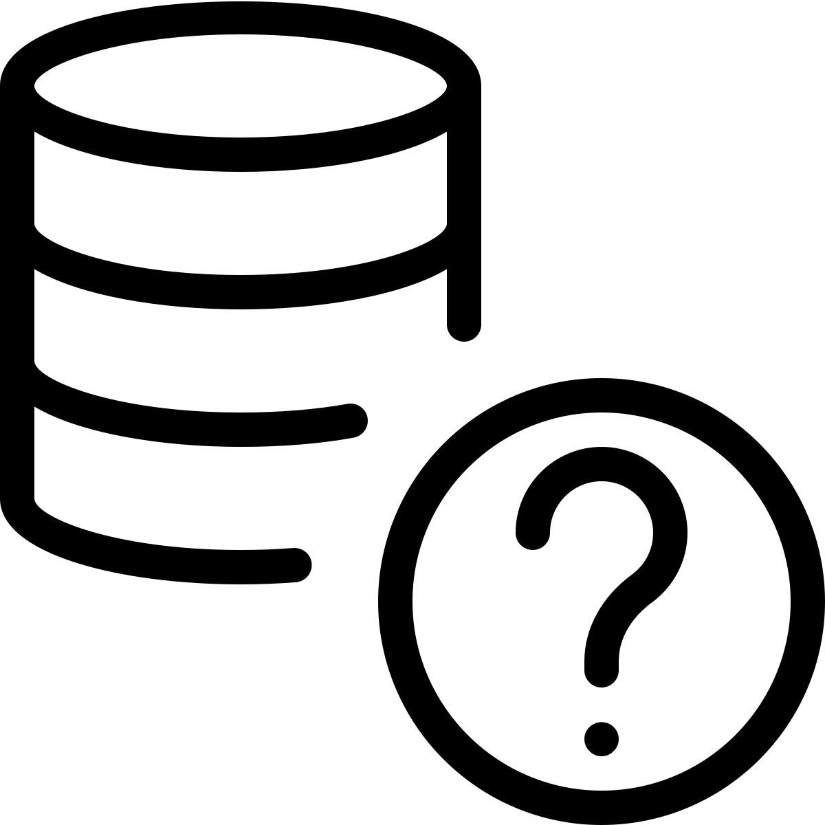 database sconosciuto icon