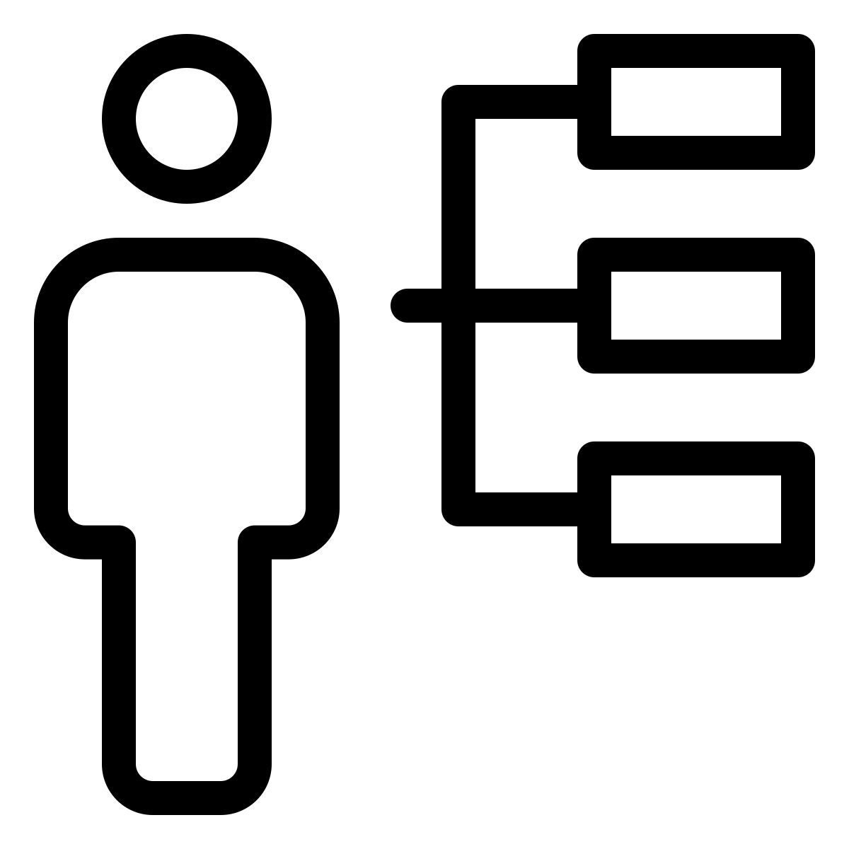 hierarquia empresarial icon