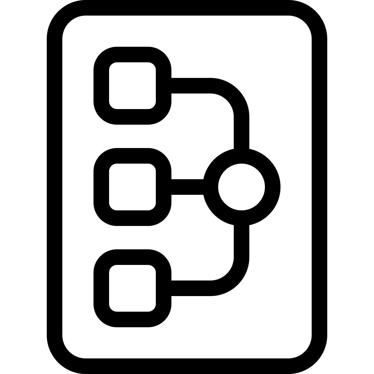 página de fluxograma icon