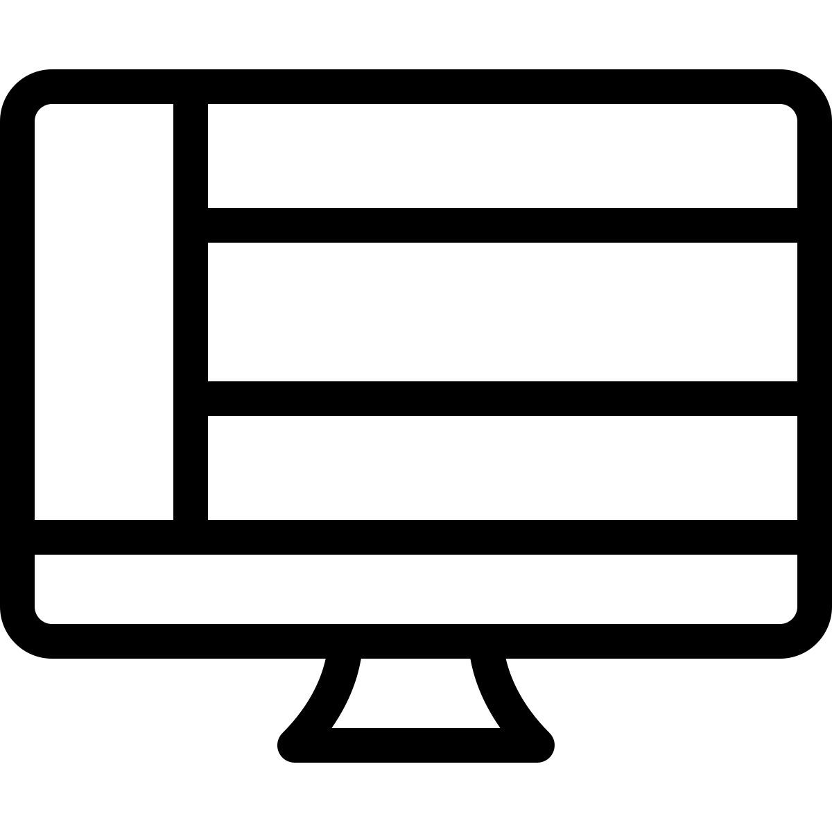 layout da área de trabalho icon