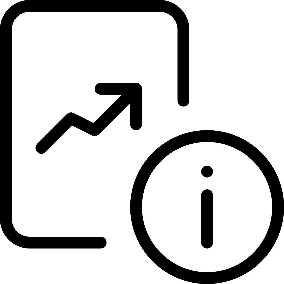 그래프 정보 icon