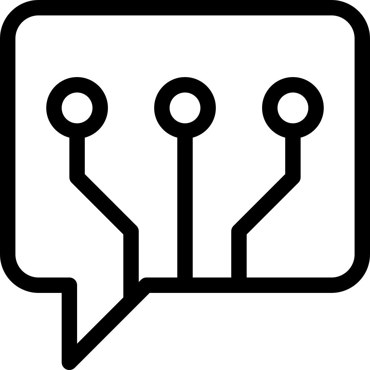 integrated technology discussion icon