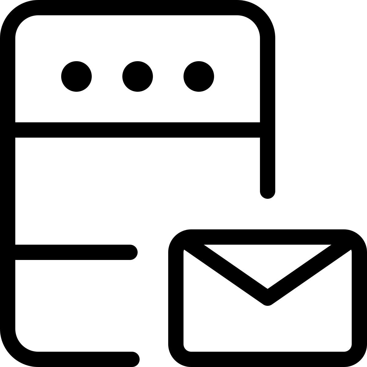 serveur de messagerie icon