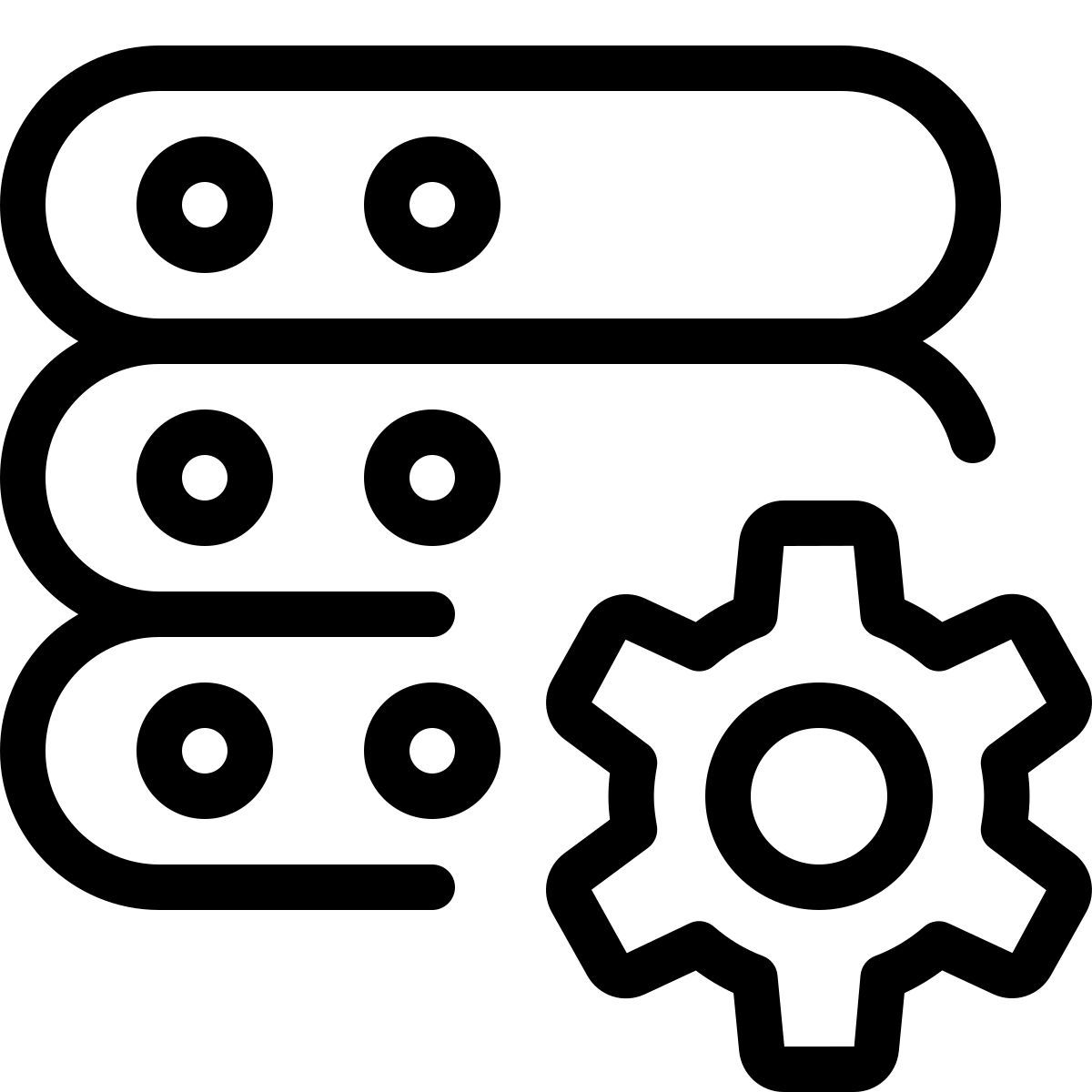 configurações do servidor icon