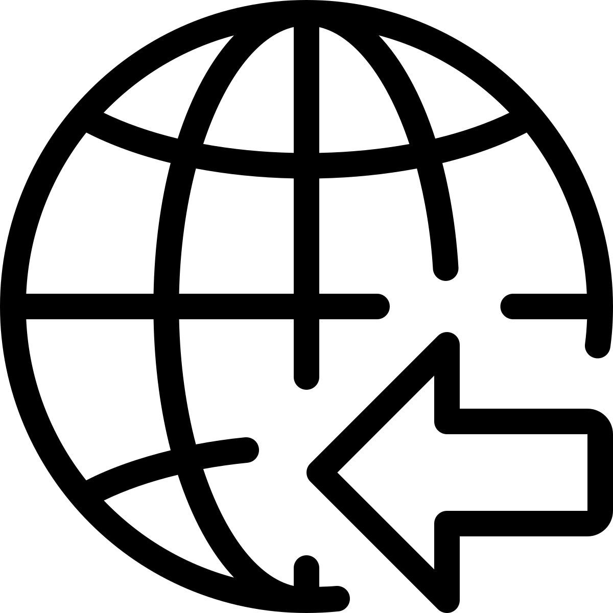 previous web page icon