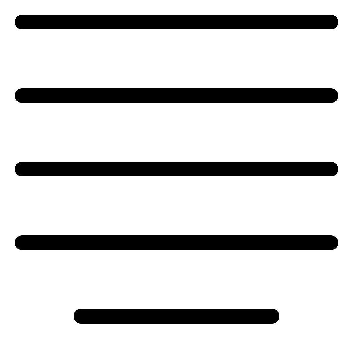 justify center text alignment icon