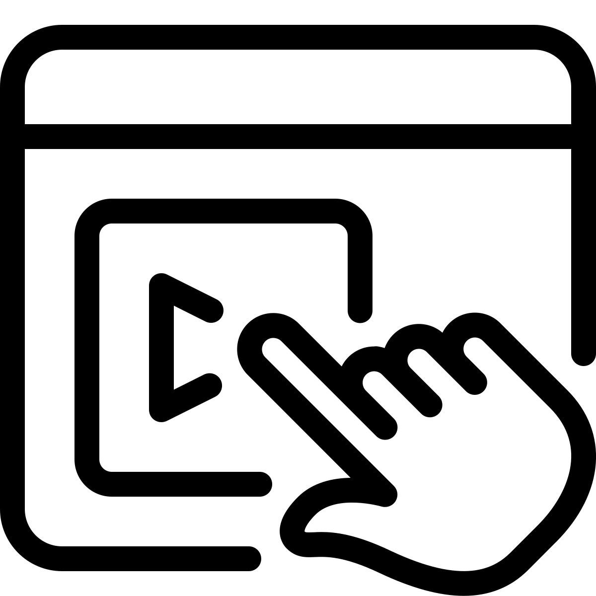 click video icon