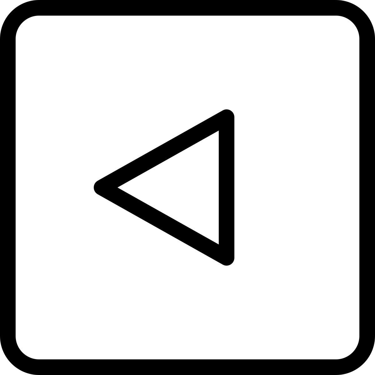 left arrow key icon