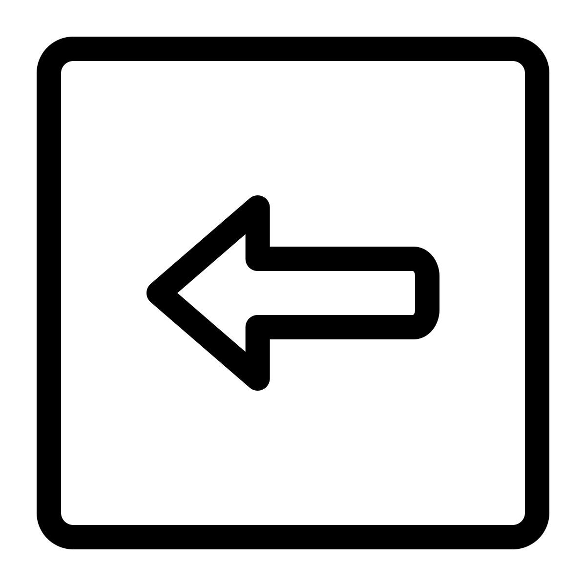 left arrow icon