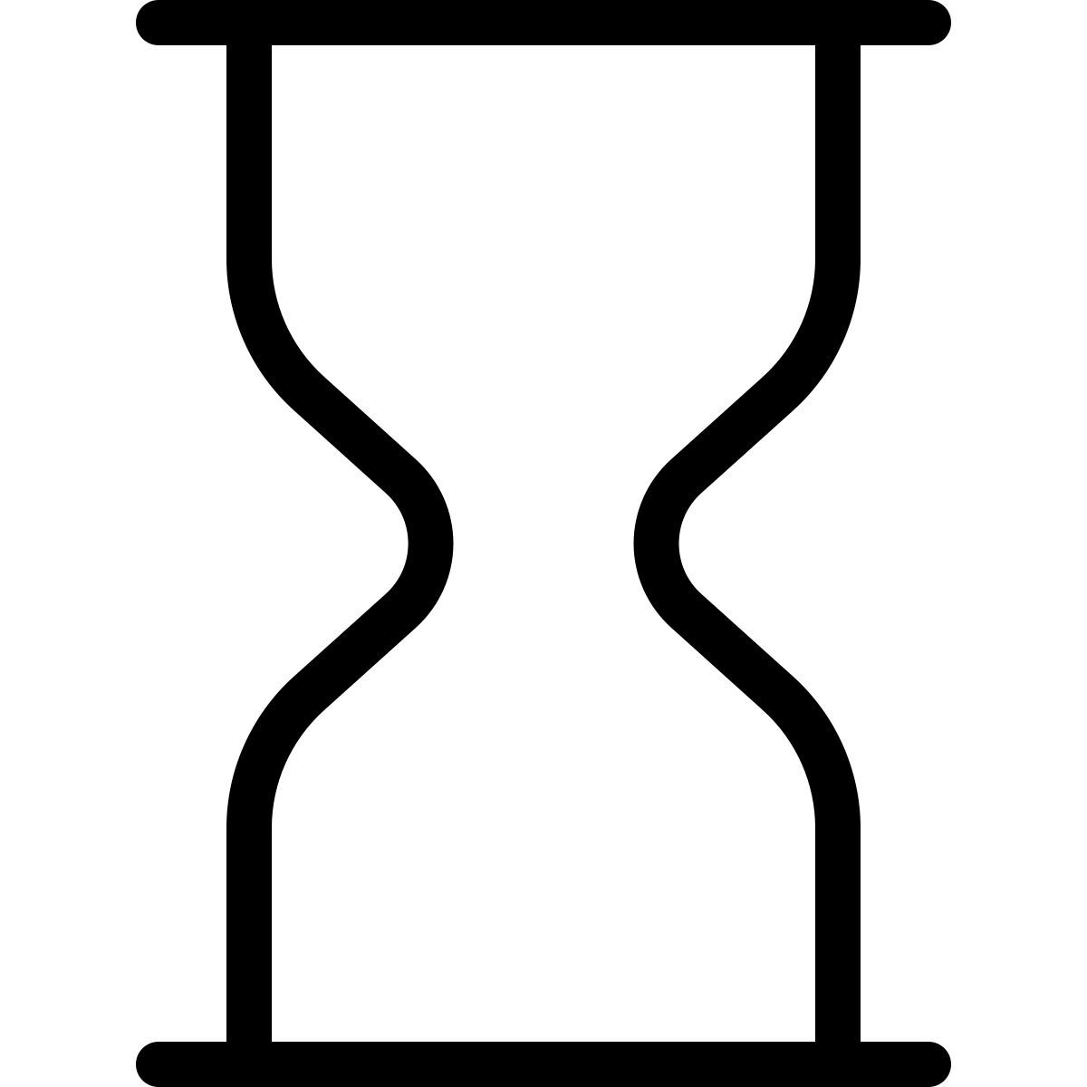 símbolo de ampulheta de carregamento externo no sistema de computador seleção de interface luz tal revivo icon