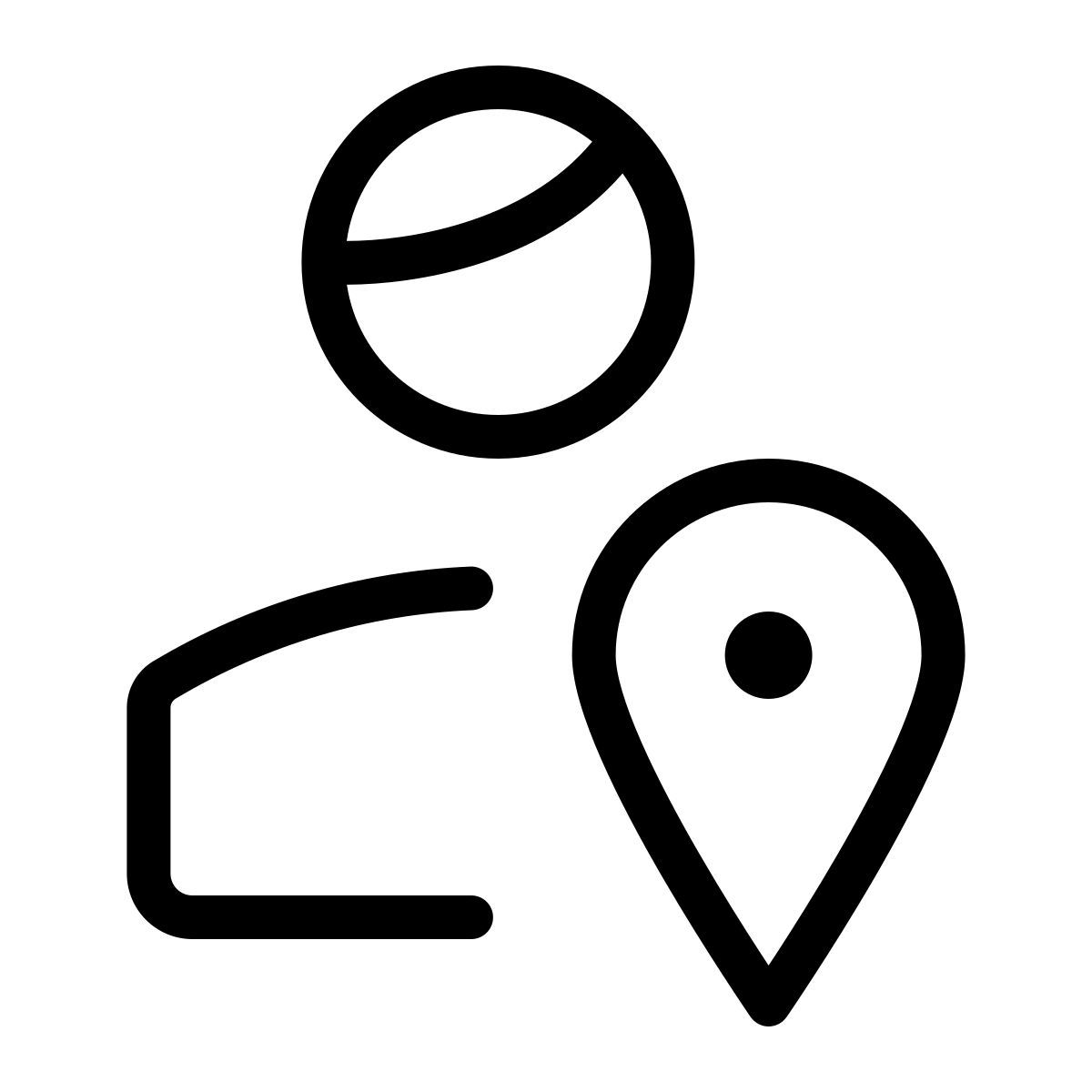 ubicación del usuario icon
