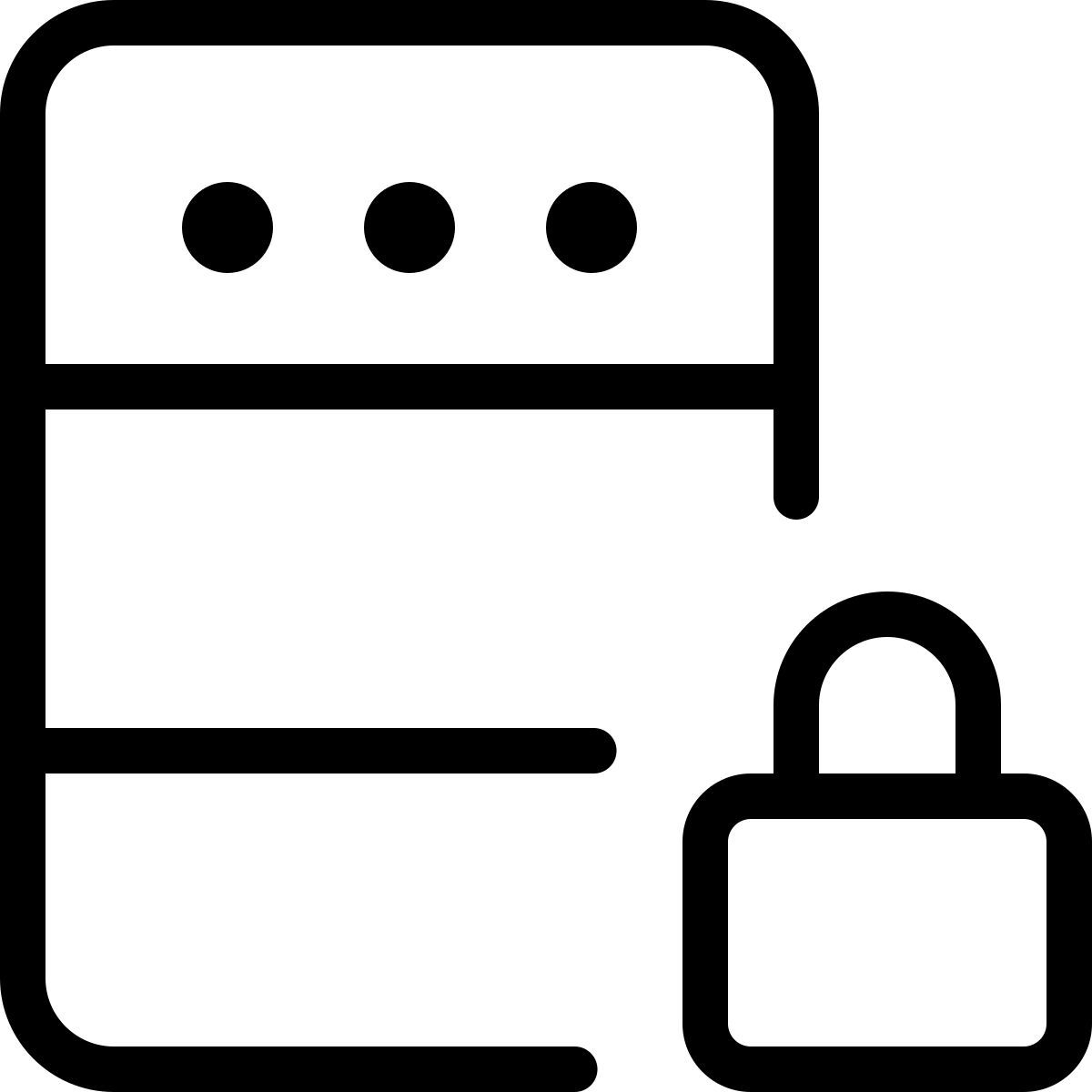 secure server icon