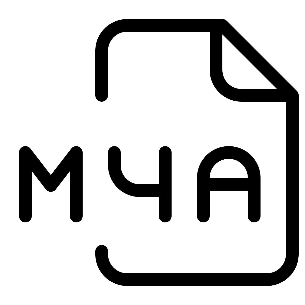 m4a file icon