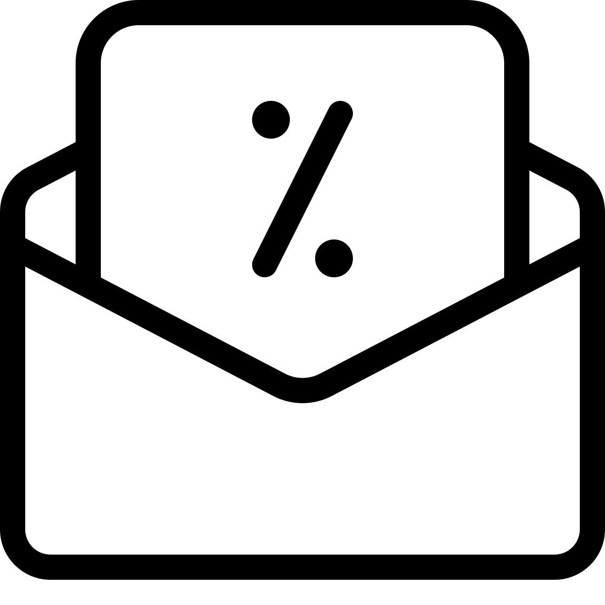 promoção de boletim informativo icon