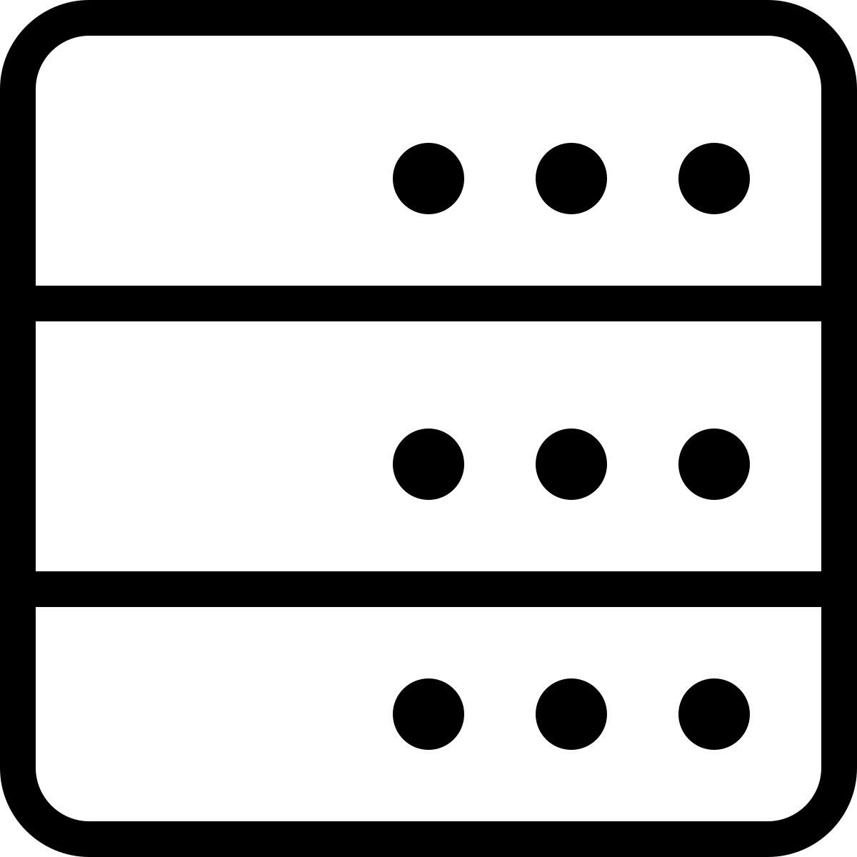 rack de servidores icon