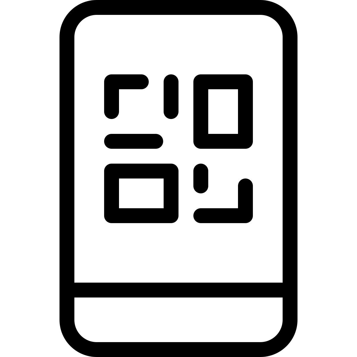 mobile qr code icon