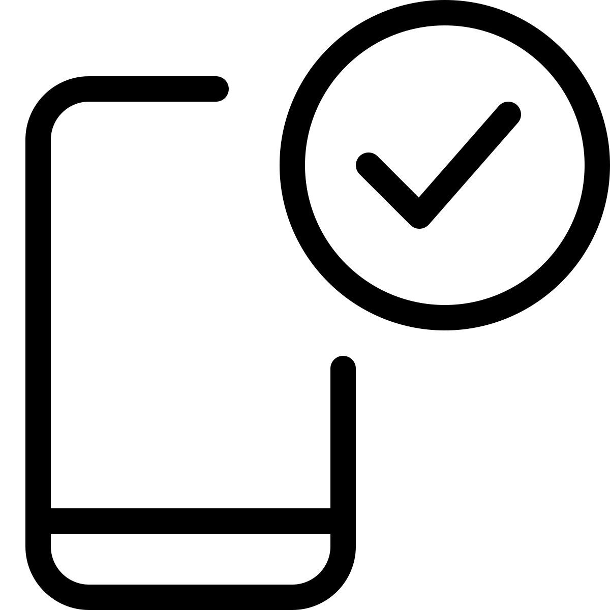 phone check icon
