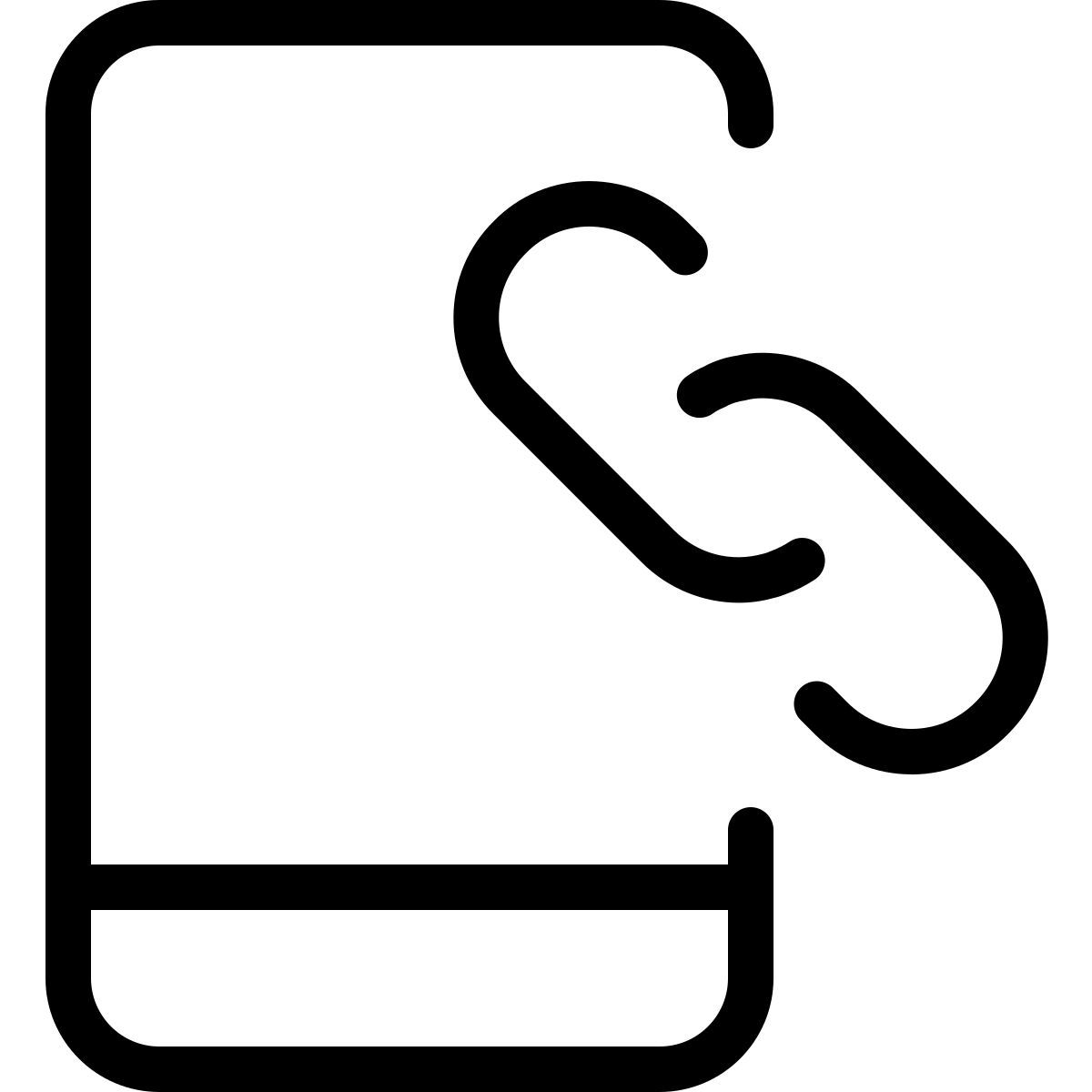 collegamento mobile icon