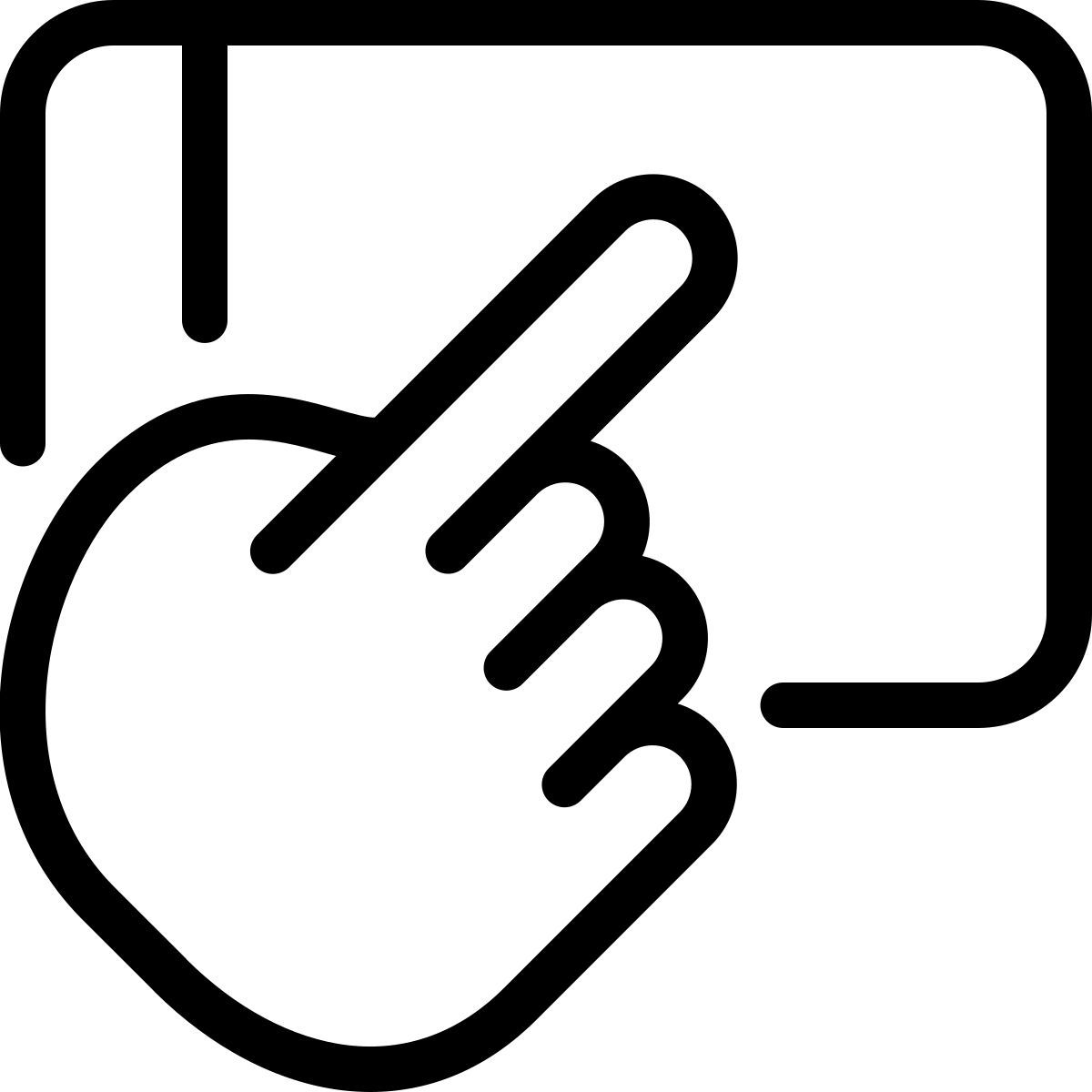 schermo tattile icon