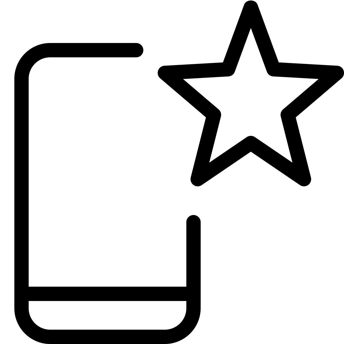starred phone icon