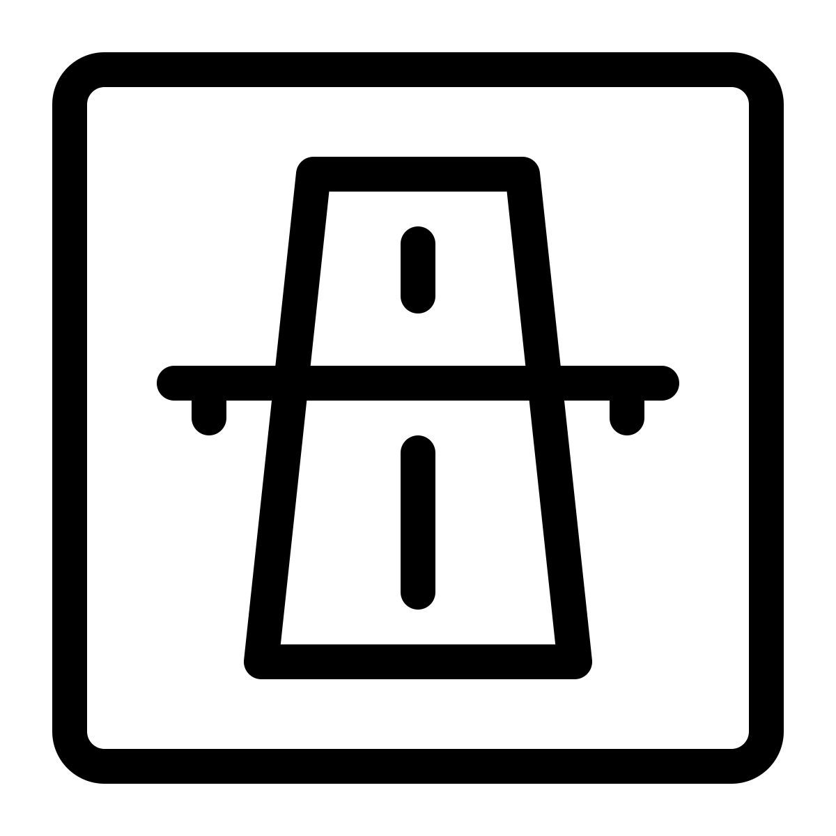 motorway sign icon