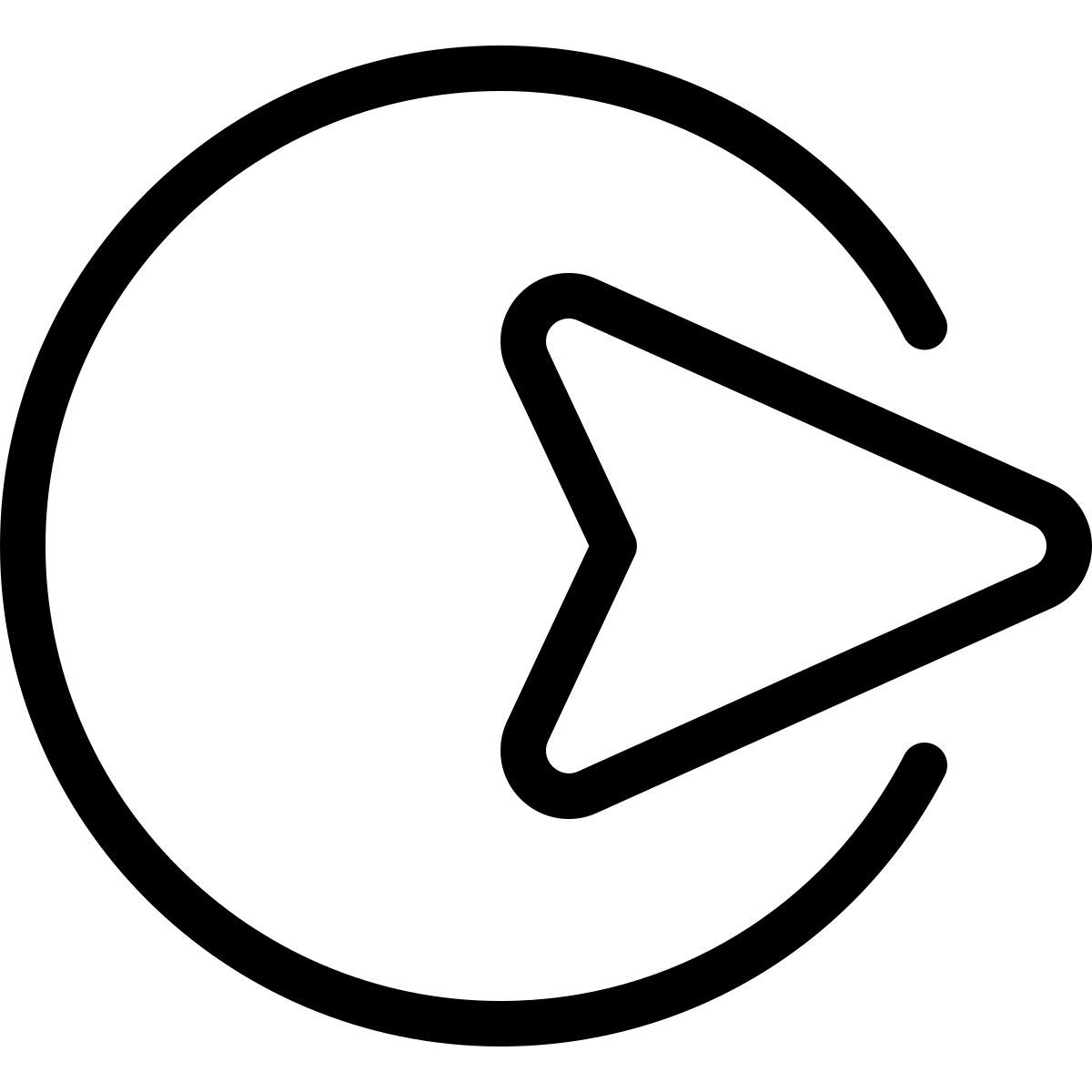 arrow pointing right icon