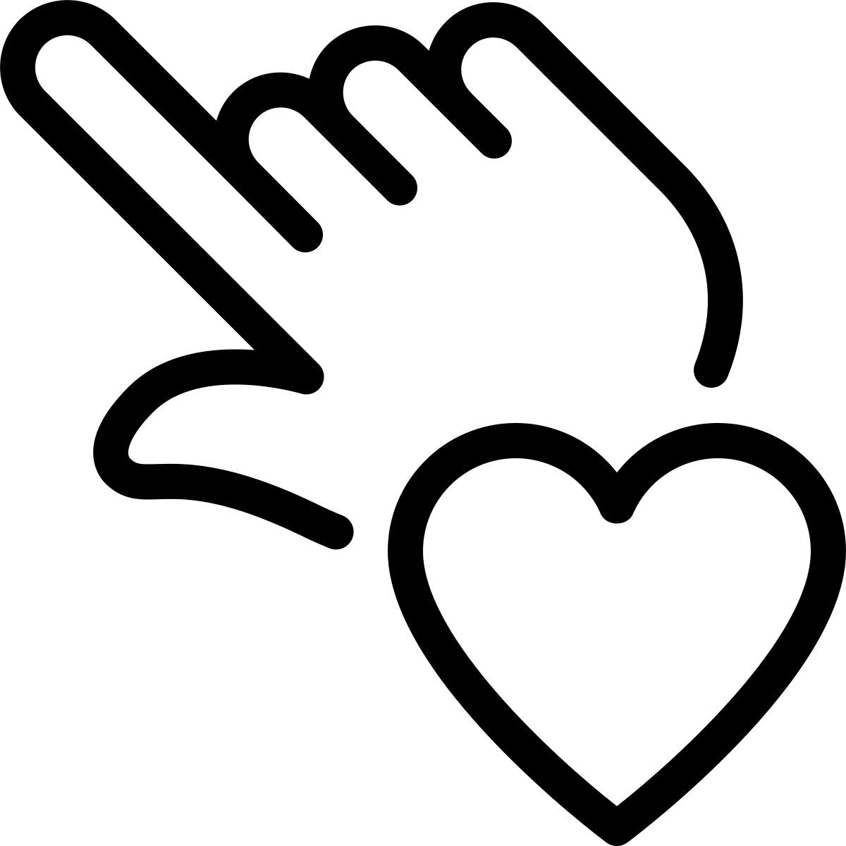 appuyez pour aimer icon