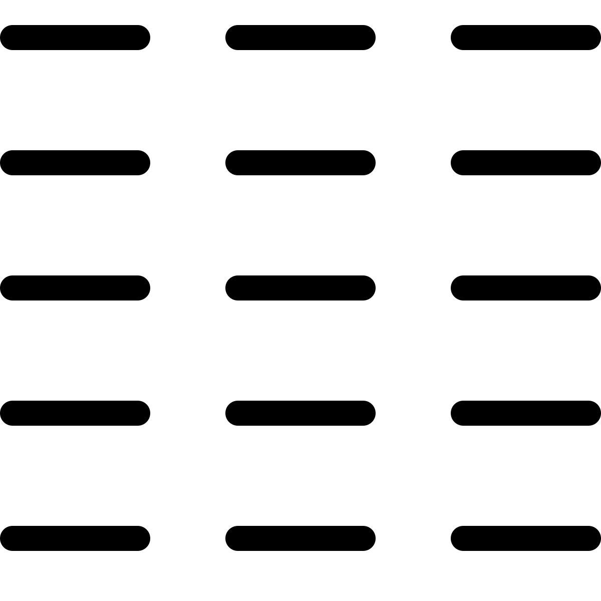 multiple column table icon