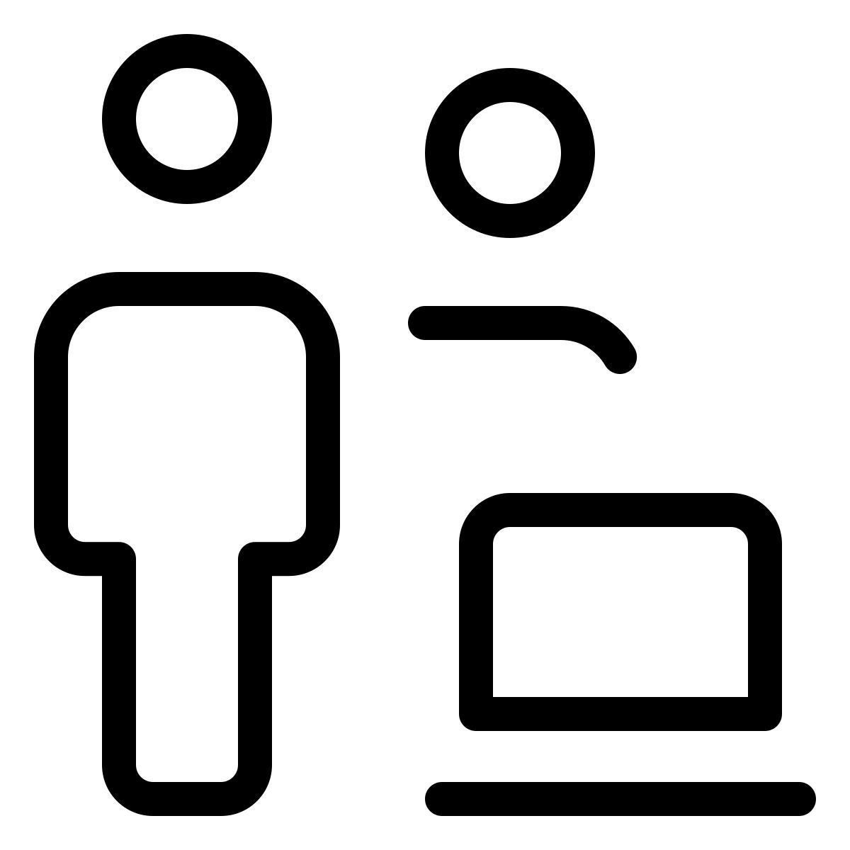 laptop users icon