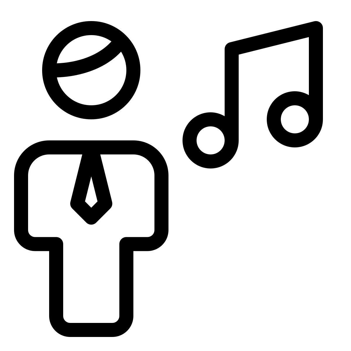 corporate music icon