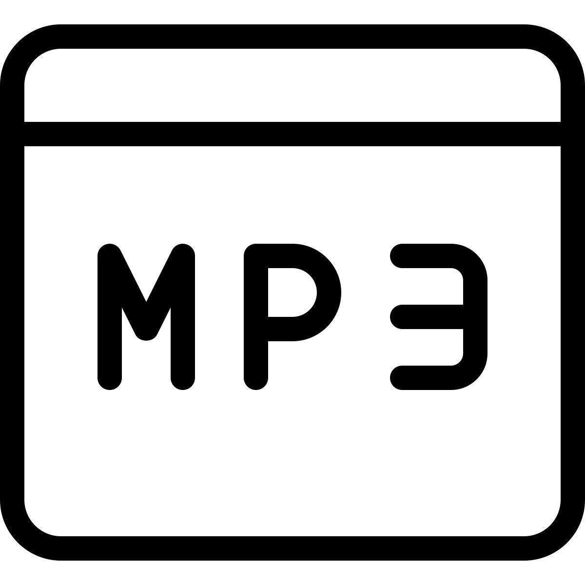 mp3 창 icon