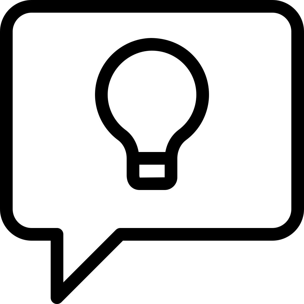 new idea message icon