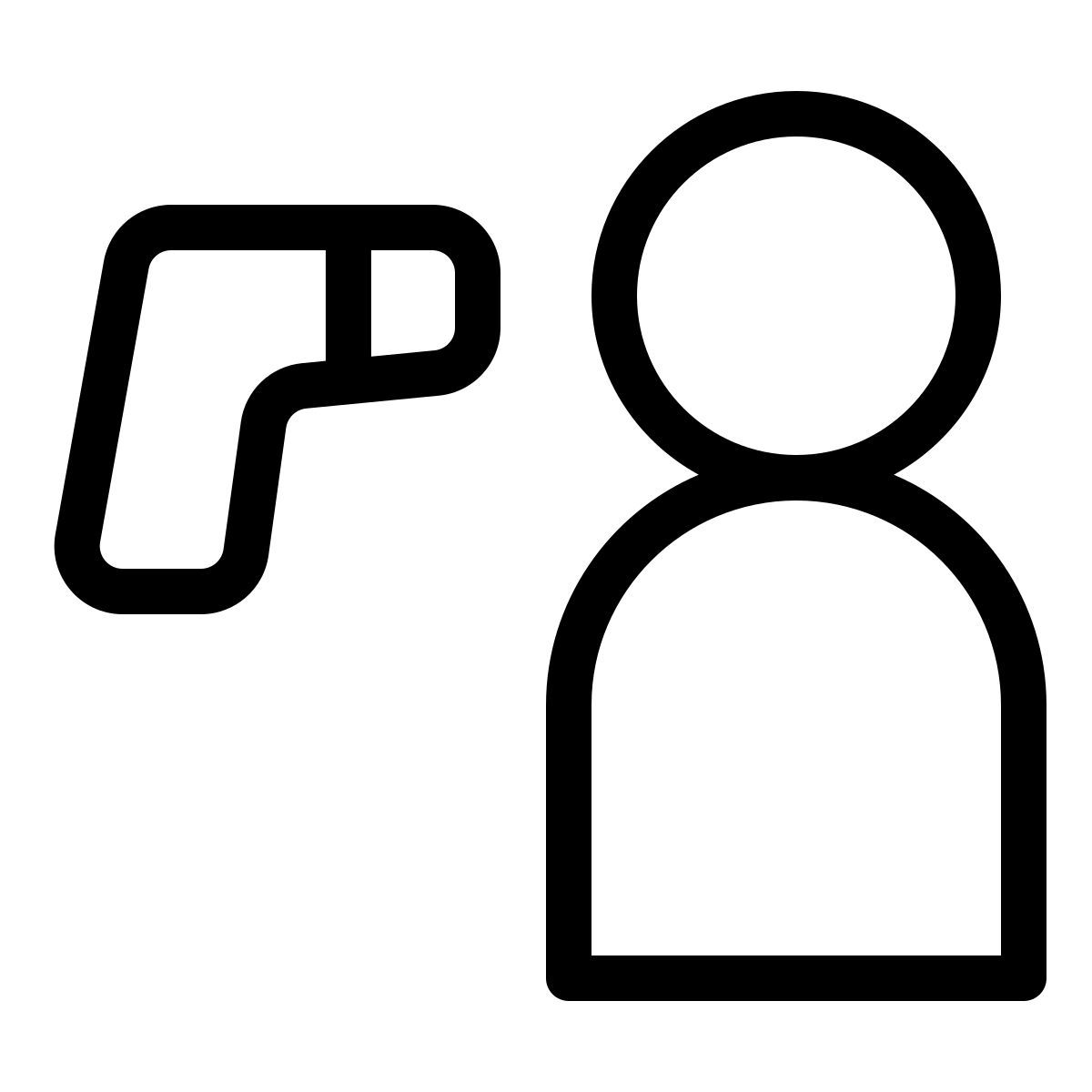 thermomètre infrarouge icon