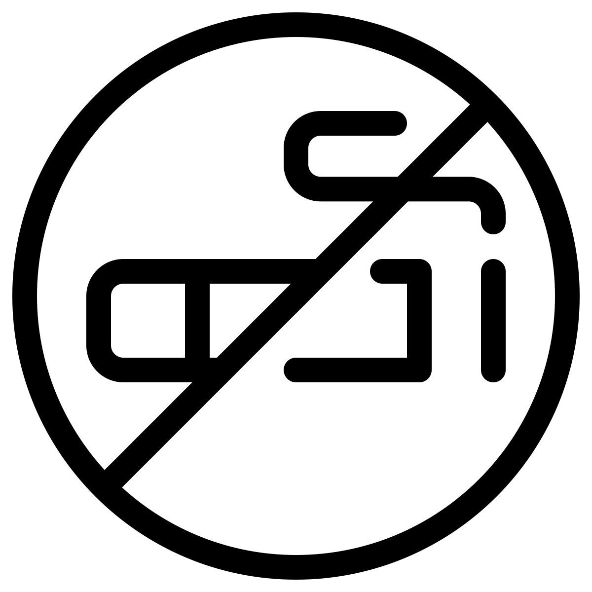 no smoking sign icon
