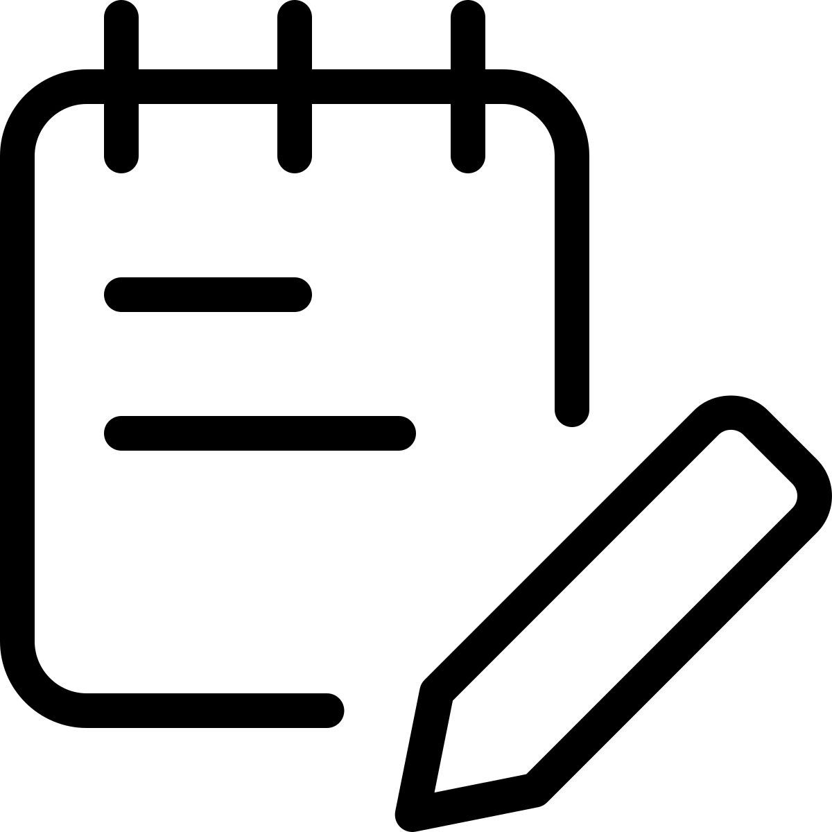 note taking icon