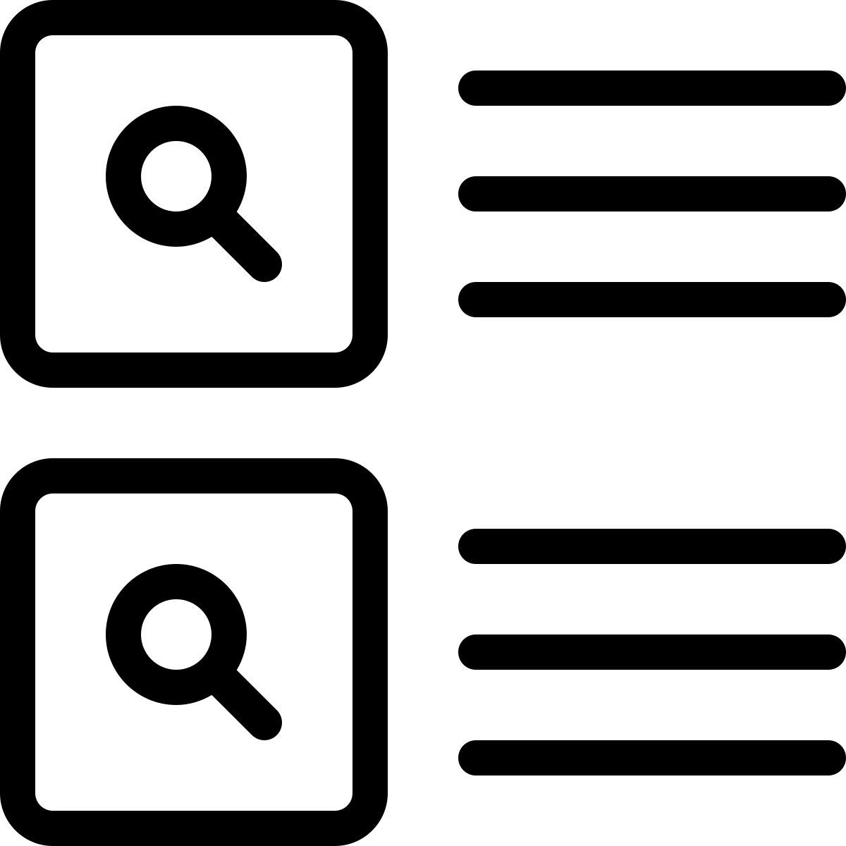 search results icon