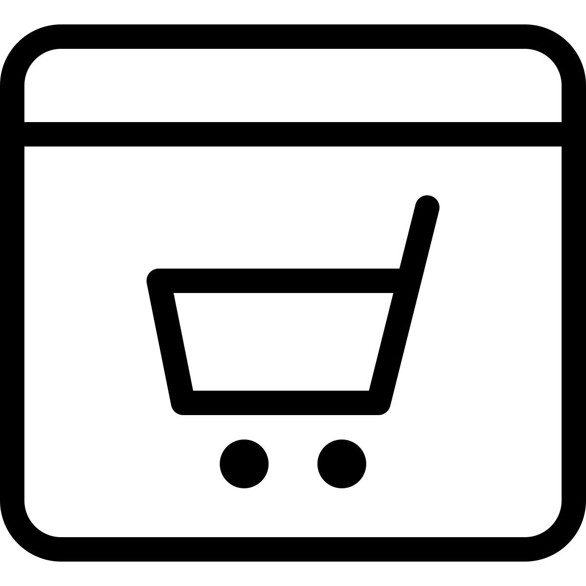 sitio web externo de comercio electrónico en línea con carrito de compras página de navegador web aterrizaje ligero tal revivo icon