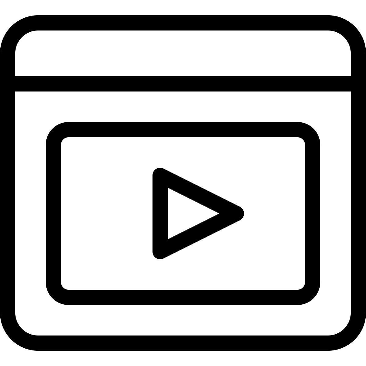 video streaming icon