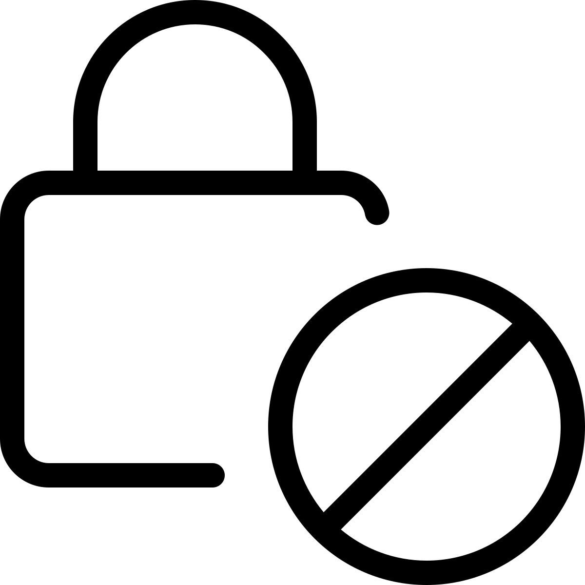 Blockierter Zugriff icon