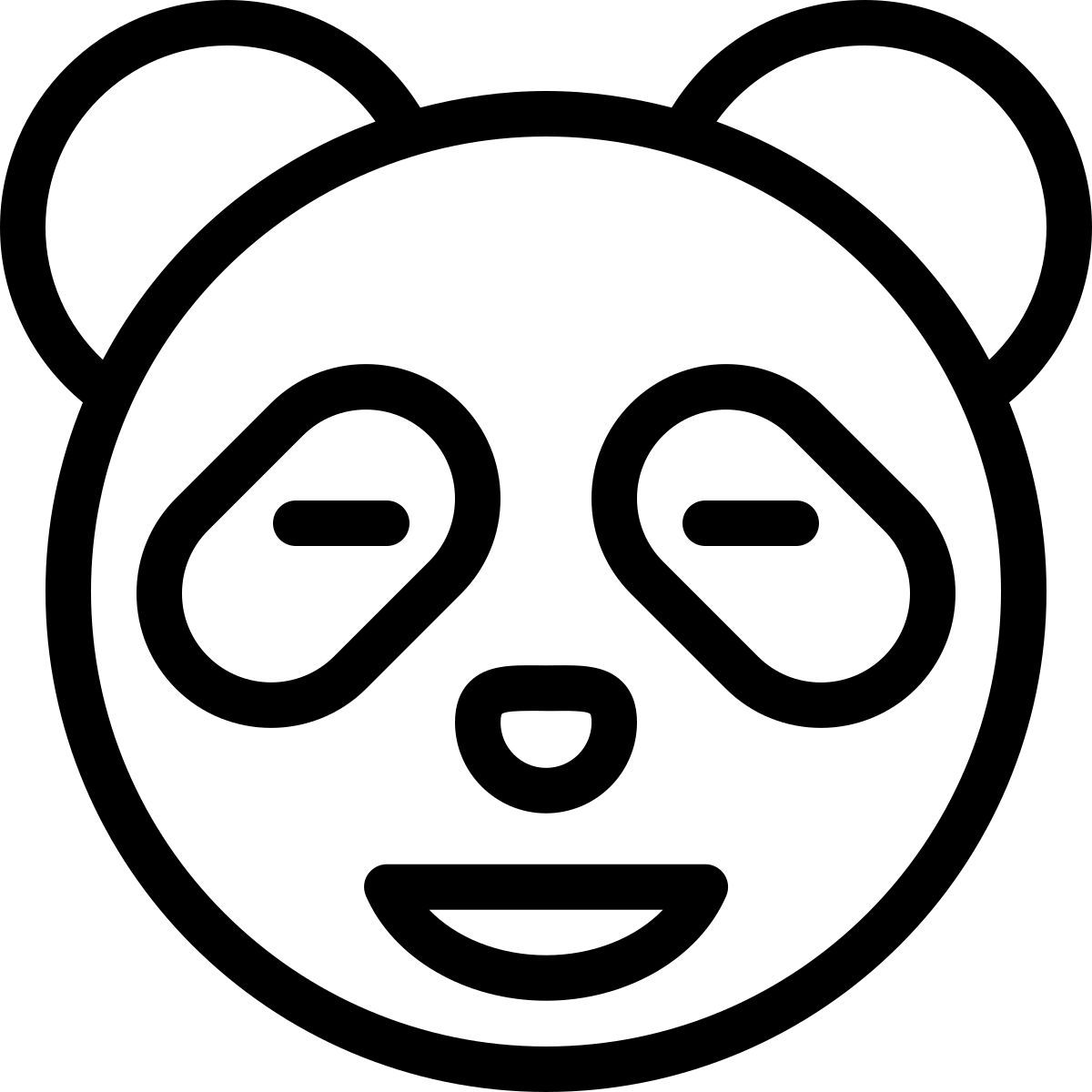 웃는 판다 이모티콘 icon