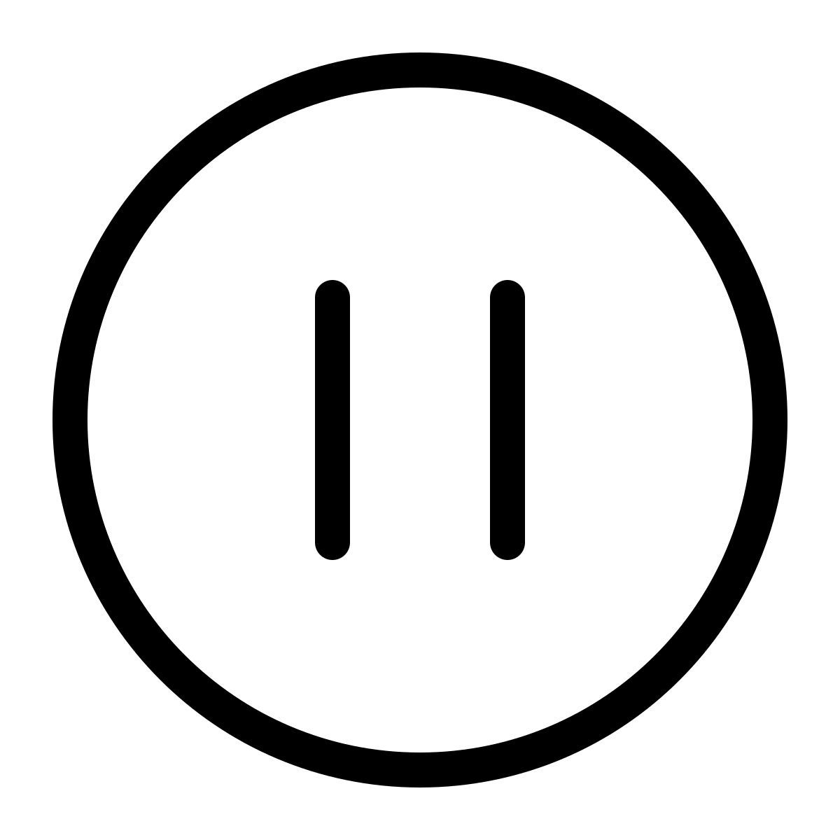pause button icon