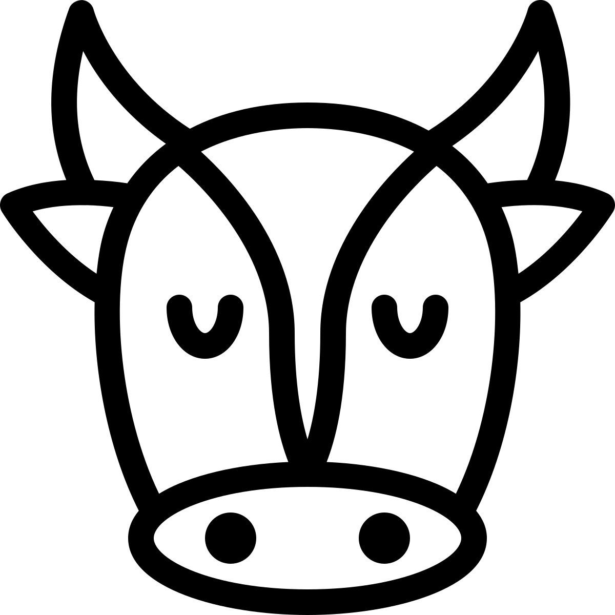 sad cow emoji icon