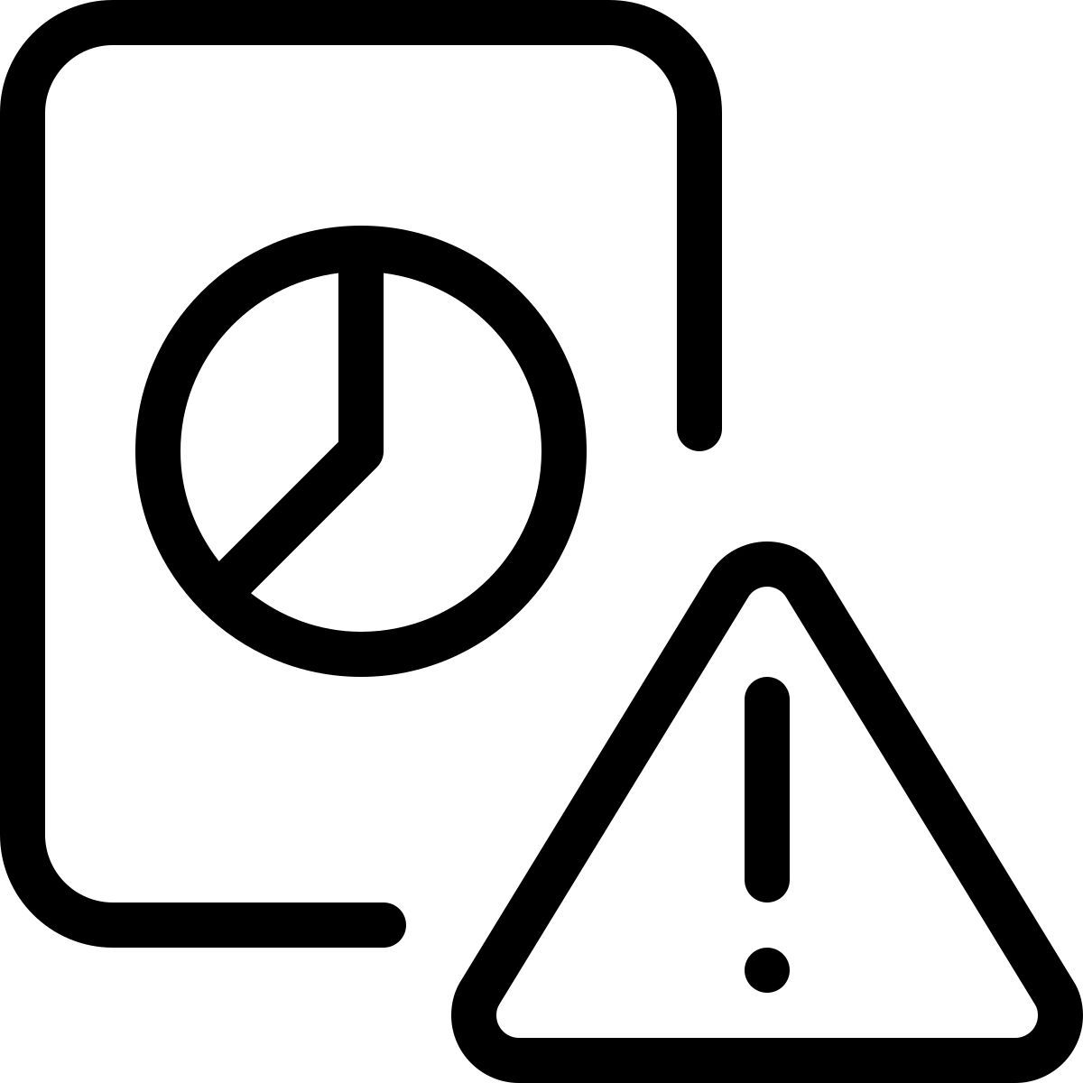 error en el gráfico circular icon