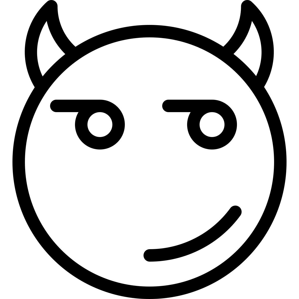 smug devil icon