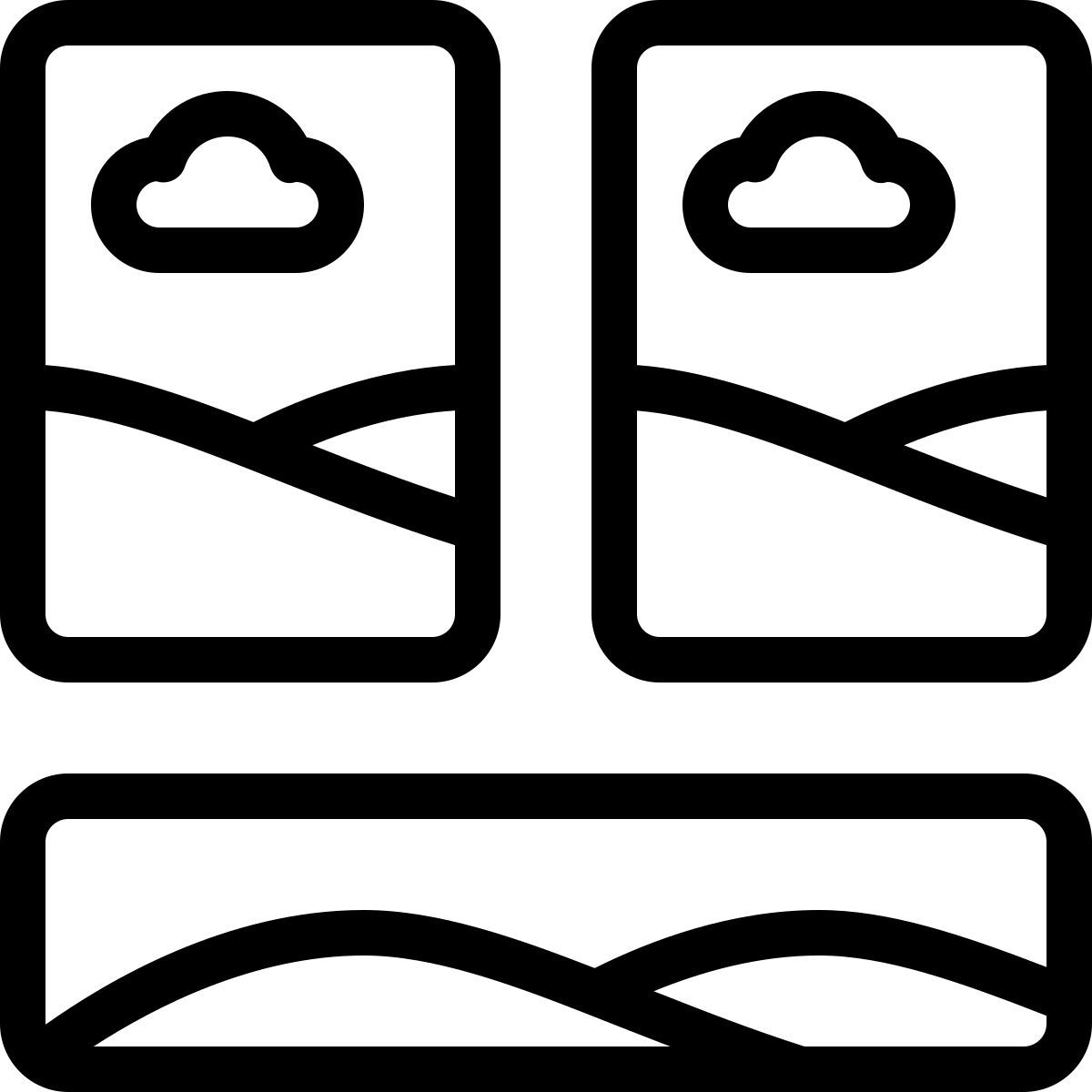 이미지 레이아웃 그리드 icon