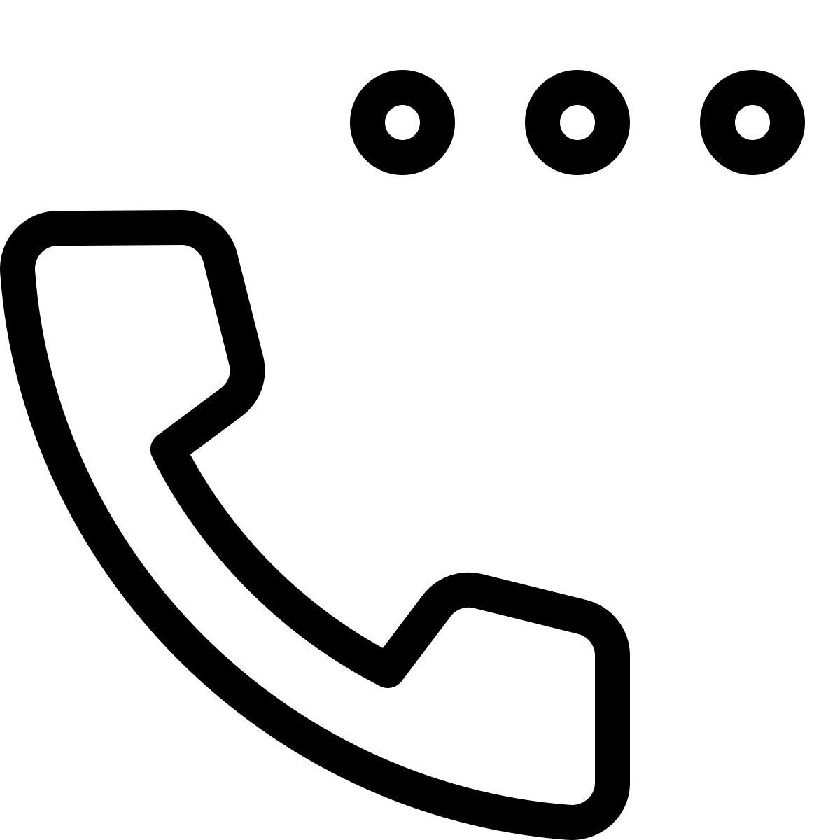 telephone dots icon